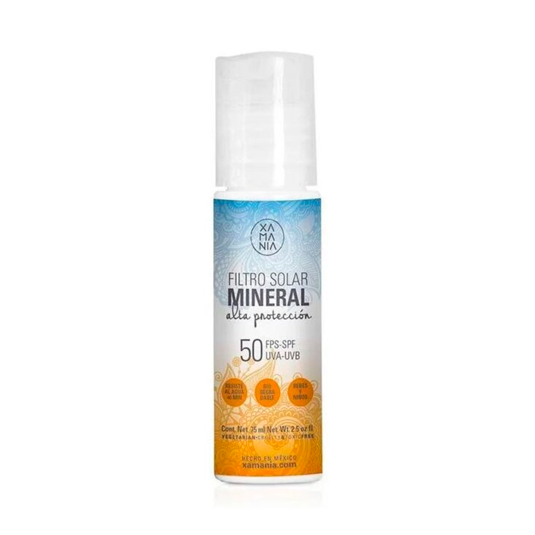 Filtro Solar Mineral 50 FPS - Xamania