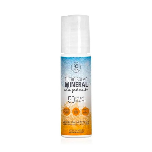 Filtro Solar Mineral 50 FPS - Xamania